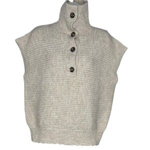 Funnel Neck Larissa Sweater Vest Frnch Paris
 Size M
